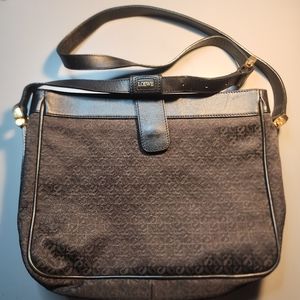 Authentic Vintage Loewe Spain Black Crossbody Bag Used